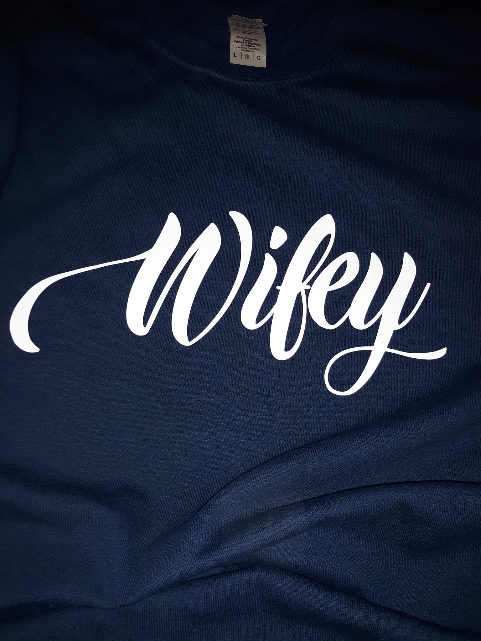 Wifey Blue T Shirt