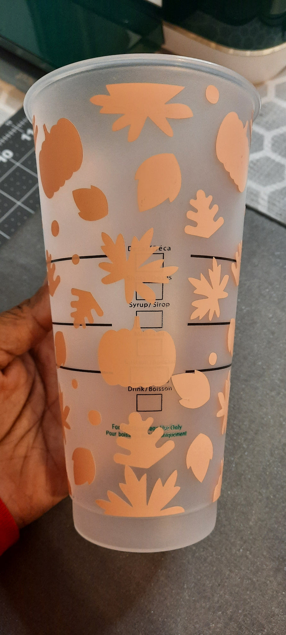Fall Time Leaves Cold Cup